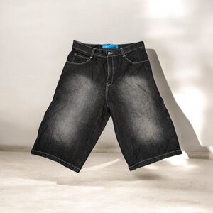 WCKD Men's Jeans Shorts Dark Denim Size 34 Rare Throwback Designer Pockets